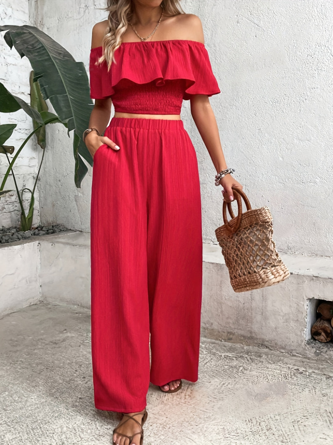 Olivia | elegant two-piece set for summer days