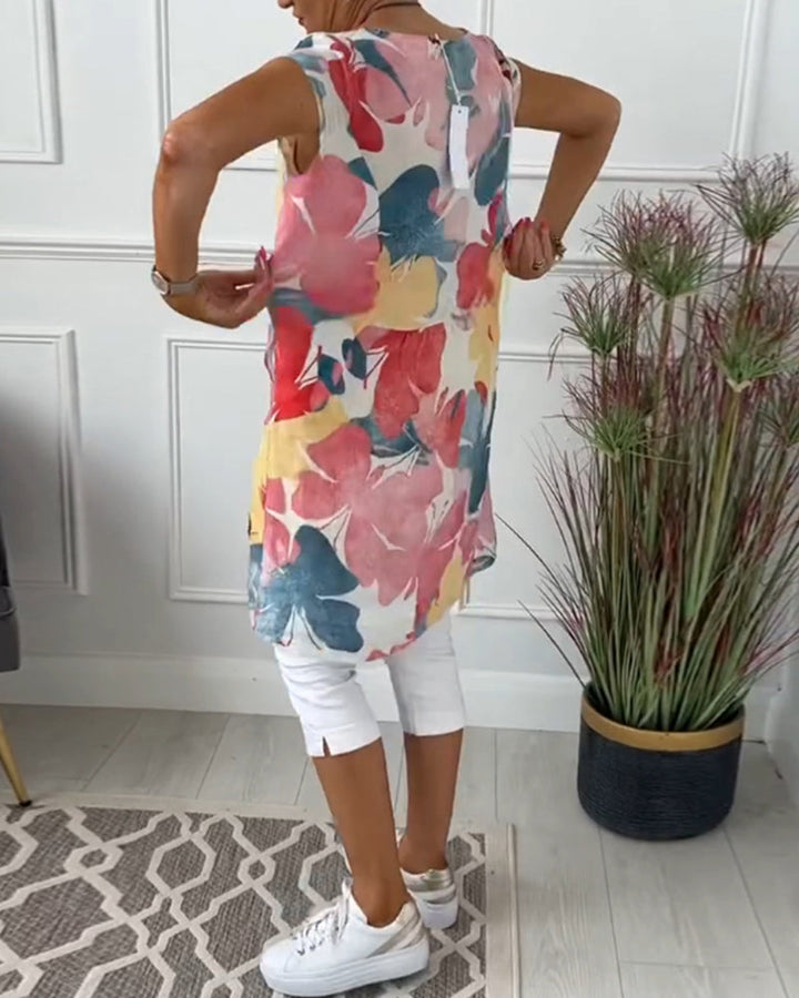 Ada | Summer floral dress for older women